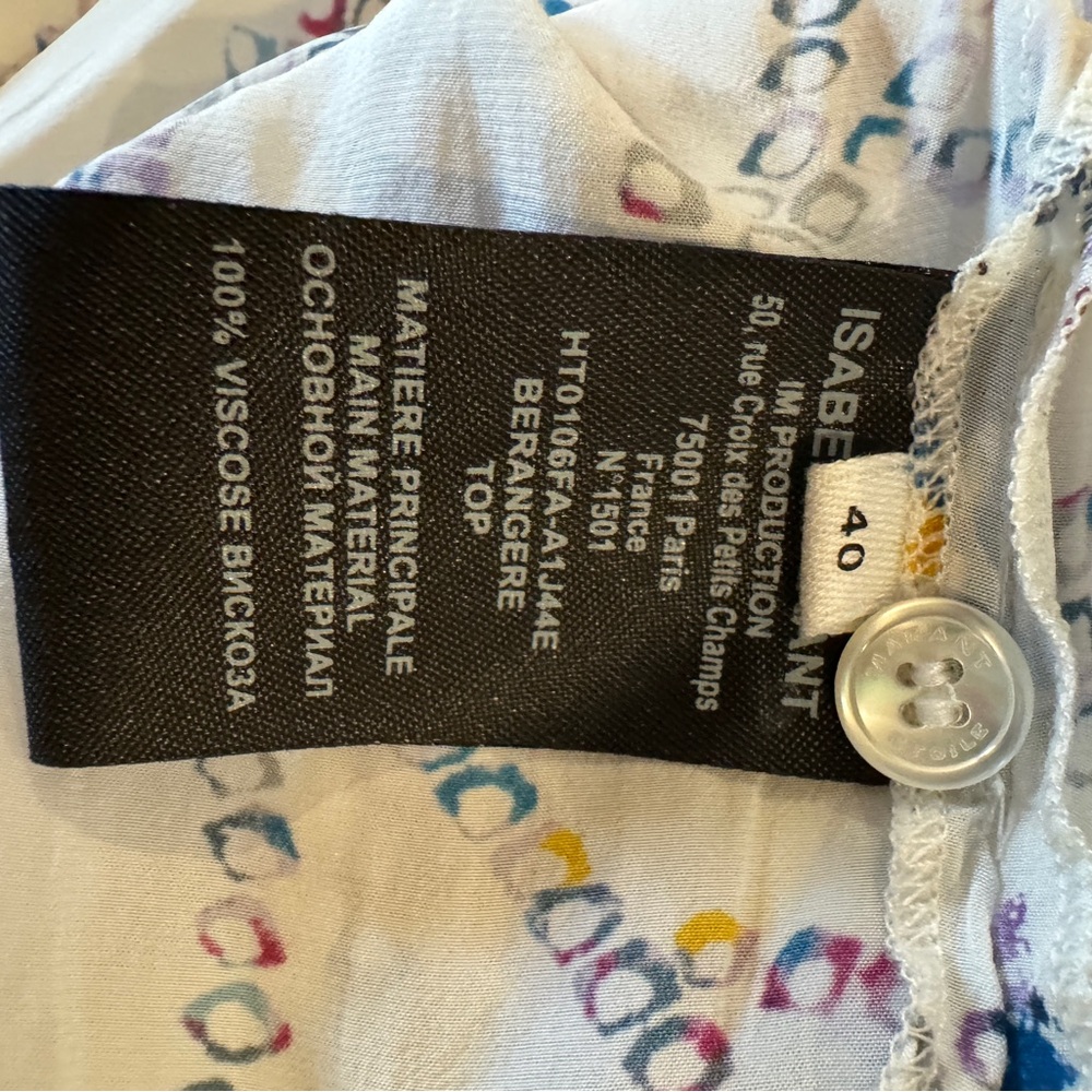 Isabel Marant Multicolor Patterned Top - Picture 2 of 5